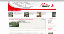 Desktop Screenshot of hbh-reality.sk
